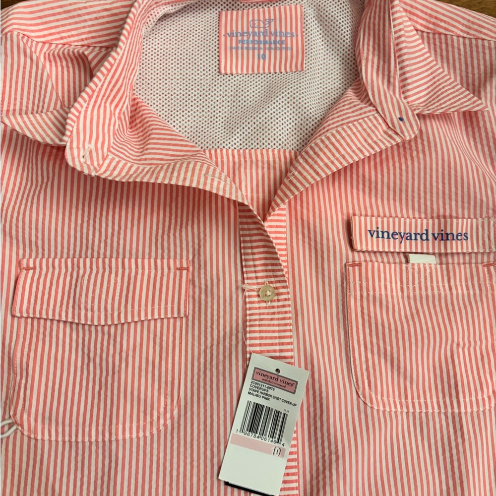 Vineyard vines harbor swim cover up- size 10 new with tags - Picture 4 of 7
